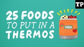 25 foods to put in a Thermos [upl. by Decima]