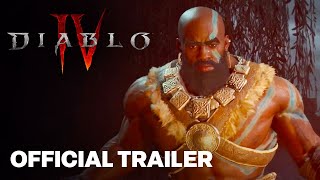 Diablo 4  Official Barbarian Gameplay Trailer [upl. by Okomom902]