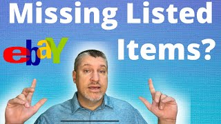 Did eBay Remove Some of My Listings Without Telling Me [upl. by Enylodnewg]