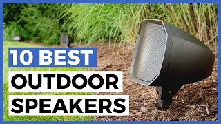 Best Outdoor Speakers in 2024  Find the Perfect Wired Outdoor Speaker [upl. by Giulietta747]