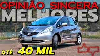 Qual CARRO comprar até R 40 mil em 2024 Melhores VEÍCULOS hatch sedan e SUV BOM bonito e BARATO [upl. by Ain]