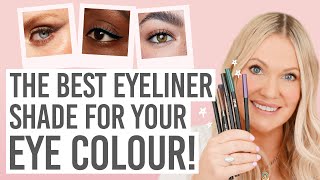 HOW TO CHOOSE THE BEST EYELINER COLOUR FOR YOUR EYES 🤩👁️ [upl. by Oberon]