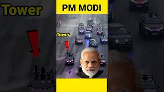 मोदी की टावर वाली कार modi shorts pm india [upl. by Woodley813]