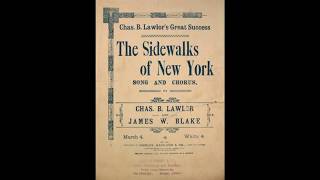 The Sidewalks of New York 1894 [upl. by Nehpets]