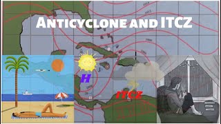 Anticyclones and ITCZ CSEC GEOGRAPHY [upl. by Nicolette]