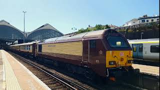 Trains at Brighton Station during Brighton Pride 2022 [upl. by Gaw353]