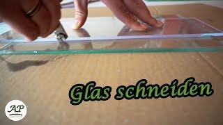 Glas schneiden  Aquarienportal [upl. by Enelyaj]