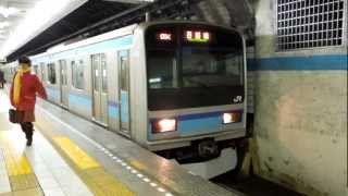 E231系800番台 地下鉄東西線木場駅発車 [upl. by Arber]