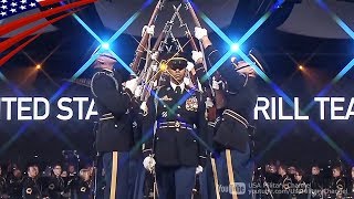 US Army Drill Team Awesome Performs  Celebrating Americas Army 2018 [upl. by Millham114]