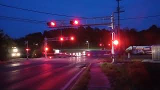 Maryland midland stone train returns on hahn rd at night [upl. by Nimsaj]