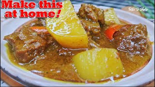 BEEF CURRY  do not Boil in Water directly I will show you How to cook Delicious Beef Curry [upl. by Alarick]