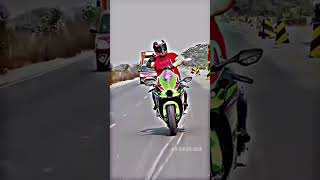 Kawasaki H2R automobile smartphone rider mt15 biker motorbike viralrides film fypシ゚viral [upl. by Wanda629]