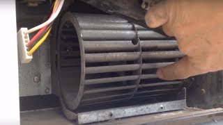 RV Furnace Repair Atwood 8535II Hydro Flame  Motor Replacement Part 2 [upl. by Ylrbmik]