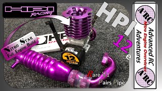 HPI 12e  Full Nitro Engine Build  TOKI Shuwa 15Fe Comparison [upl. by Aserehs965]