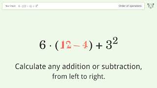 Master Order of Operations Solve 612432 Step by Step [upl. by Yart]