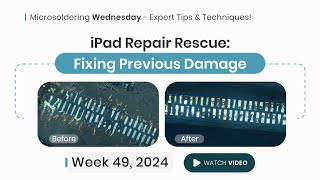 Fixing Severe Microsoldering Mistakes iPad Air Charging Port Repair [upl. by Vahe]