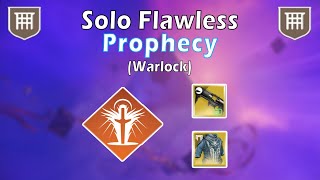 Solo Flawless Prophecy Dungeon Warlock Season 20 Destiny 2 [upl. by Montford]