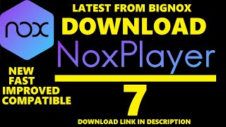 How to download Nox Player 7  Nox Player 7007 Release  Intall Nox App Player in Windows 10 [upl. by Tteraj]