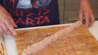 Extra large worstenbrood maken met bladerdeeg van de lidl Sausage bread XL [upl. by Remus302]