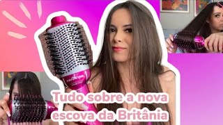 Resenha ESCOVA SECADORA Britânia Soft BES11pk  1300w  BIVOLT [upl. by Amalita]