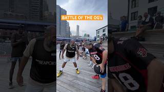 OG’s were really going at it 💪 nyc streetball basketball [upl. by Darej]