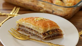 Baklava Recipe  How to Make Baklava [upl. by Esojnauj]