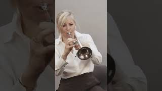 English trumpet virtuoso Alison Balsom plays Haydns groundbreaking Trumpet Concerto Shorts [upl. by Fayre]