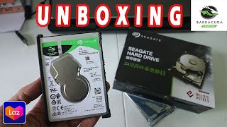 Seagate BarraCuda 1TB 25inch ST1000LM048 Unboxing and Installing [upl. by Iblehs]