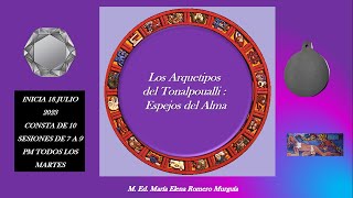 CURSO ARQUETIPOS DEL TONALPOUALLI ESPEJOS DEL ALMA [upl. by Eidnil149]