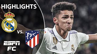 Real Madrid vs Atletico Madrid  LaLiga Highlights  ESPN FC [upl. by Morry]