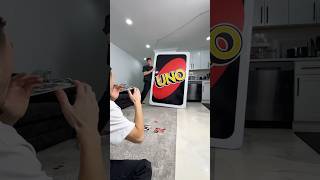 THE MOST GIANT UNO CARD IN THE WORLD 😱Subscribe to me❤️ [upl. by Violet119]