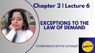 Exceptions to the law of demand  Class 11  12 [upl. by Haiel32]