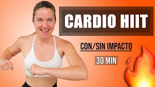 🔥 Quema grasa y ponte en forma con esta intensa rutina de Cardio HIIT 🔥 30 min 💯 [upl. by Ordnasil]