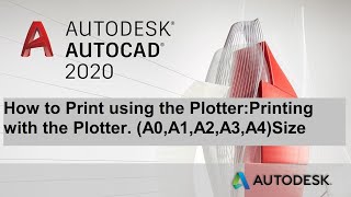 How to Print using the Plotter Printing with the Plotter A0A1A2A3A4 SIZE [upl. by Nyvek]