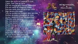 Moi mes souliers Chanson de Félix Leclerc [upl. by Adnuahsal857]