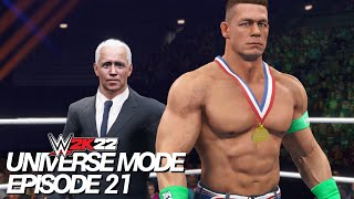 WWE 2K22  Universe Mode  EXTREME RULES PPV PART 35  21 [upl. by Arreik]