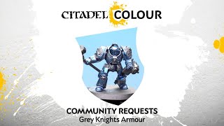 Community Requests Grey Knights Armour [upl. by Ahseenat]