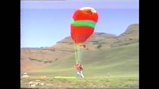 Bulwer KZN Learning to paraglide 1990 [upl. by Byler]