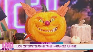 Palo Alto contestant on Food Networks Outrageous Pumpkins [upl. by Stern]