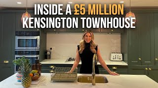 £5 Million Luxury Townhouse in Kensington London  Property Tour [upl. by Ahcurb]