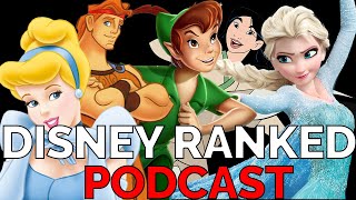 Ranking all 62 Disney Animated Feature Movies PODCAST [upl. by Elatnahc]