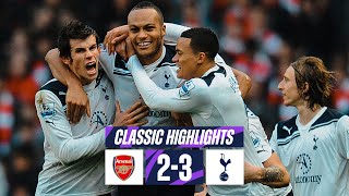 ARSENAL 23 TOTTENHAM HOTSPUR  CLASSIC PREMIER LEAGUE HIGHLIGHTS [upl. by Yeltrab]