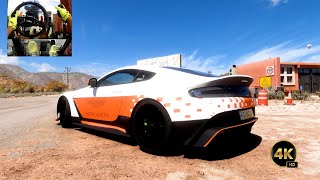 Aston Martin Vantage GT12 Gameplay  4k  Forza Horizon 5  Fanatec [upl. by Mellette263]