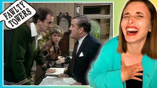 REACTING TO FAWLTY TOWERS  Series 1 Ep 4  The Hotel Inspectors [upl. by Navad693]