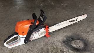 STIHL MS 362 C Chainsaw gets new accessories [upl. by Archie573]