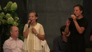 Spring Garden Tent Meetings Singing Tuesday Night Mel Stoltzfus Family [upl. by Akinek181]