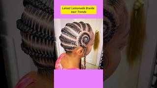 Latest Lemonade Braids Hair Trends  Amazing Fulani Braids Hairstyles shorts [upl. by Icram759]