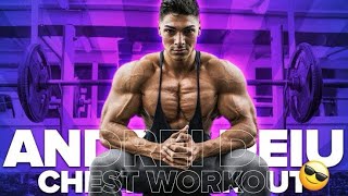 I followed Andrei Deiu’s Chest Workout Massive pump😈 [upl. by Atter]