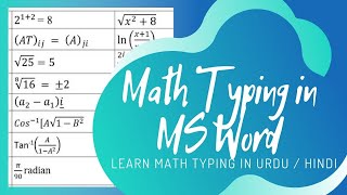 Latest keyboard shortcut for equation in Word similar to LaTeX [upl. by Standing]