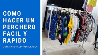 🤔Como hacer un perchero Facil y Rápido🤑 [upl. by Hallette]